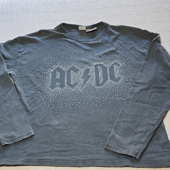 ZARA AC/DC Graphic Long Sleeve KIDS Shirt Size 13-14 - Picture 2 of 9